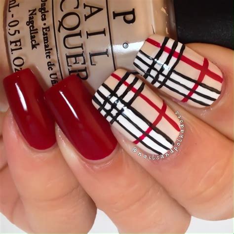 Burberry Nail Sticker 